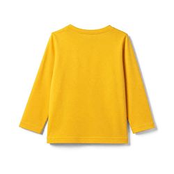 Babyhug 100% Cotton Knit Full Sleeves T-Shirts with Construction Vehicles Print Pack of 3 in Yellow Green