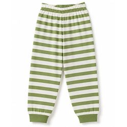 Babyhug 100% Cotton Knit Full Sleeves T-Shirt & Striped Pyjama Nightsuit with Mini Saur Print - Green