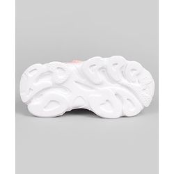 Cute Walk by Babyhug Velcro Closure Solid Sneaker- Pink