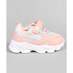 Cute Walk by Babyhug Velcro Closure Solid Sneaker- Pink