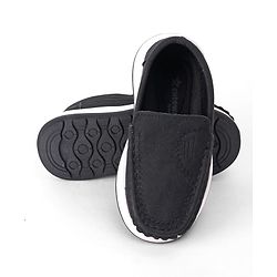 Cute Walk by Babyhug Slip On Solid Formal & Party Wear Shoes - Black
