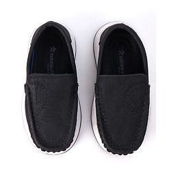 Cute Walk by Babyhug Slip On Solid Formal & Party Wear Shoes - Black