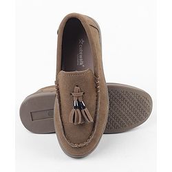Cute Walk by Babyhug Slip On  Solid Colour Party Wear Shoes - Green