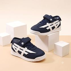 Cute Walk by Babyhug Velcro Closure Solid Sneakers - Navy
