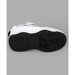 Cute Walk by Babyhug Vecro Closure Sneaker - White