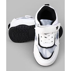 Cute Walk by Babyhug Vecro Closure Sneaker - White