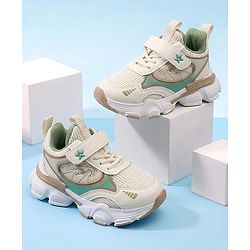 Cute Walk by Babyhug Velcro Closure Solid Sneakers -Navy Blue