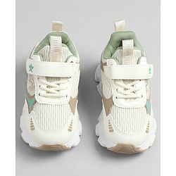 Cute Walk by Babyhug Velcro Closure Solid Sneakers -Navy Blue