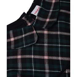 Babyhug Cotton Woven Frock and Leggings with Full Sleeves and Checked Print in Multi Color for 18-24 Months