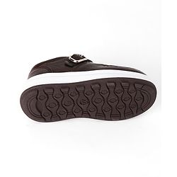 Cute Walk by Babyhug Buckle Closure Party Wear Shoes - Dark Brown