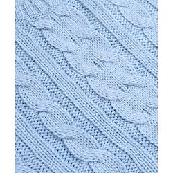 Babyhug Knit Full Sleeves Pullover Sweater with Cable Knit Design - Blue