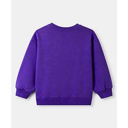 Babyhug Disney 100% Cotton Knit Full Sleeves Drop Shoulder Sweatshirts with Mickey Mouse Print in Blue & Green Pack of 2
