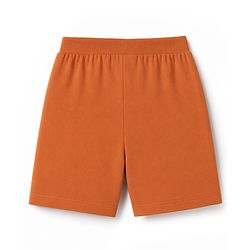 Babyhug 100% Cotton Jersey Knit Mid Thigh Happy Today Printed Shorts With Tape Detailing Pack Of 3 - Light Green Rust Orange & Blue
