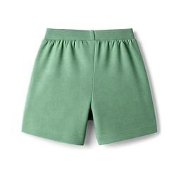 Babyhug 100% Cotton Jersey Knit Mid Thigh Little Dino Club Printed Shorts Pack Of 2 - Blue & Green