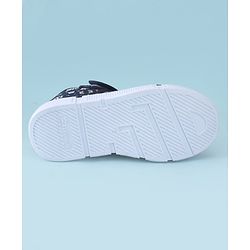 Cute Walk by Babyhug Velcro Closure Bear Printed Sandal With Applique - Navy Blue