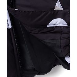Babyhug Disney Woven Winter Jacket with Full Sleeves and Minnie Mouse Print in Black for 9-12 Months