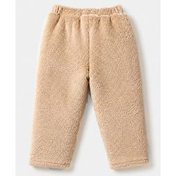 Babyhug Woven Full Sleeves Hooded Winter Wear Suit with Bear Ear Applique in Brown