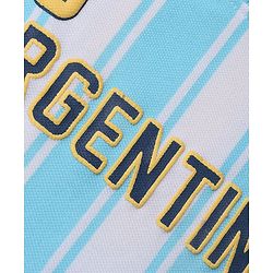 Babyhug 100% Cotton Knit Half Raglan Sleeves Argentina Printed T-Shirt & Shorts Set - Light Blue