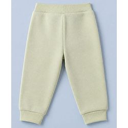 Babyhug Velour Knit Full Sleeves Winter Wear Suit Bear Print & Applique & Cap - Cream