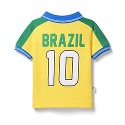 Babyhug 100% Cotton Single Jersey Knit Half Sleeves T-Shirt & Shorts Set With Text Print - Yellow & Blue