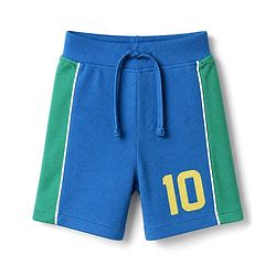 Babyhug 100% Cotton Single Jersey Knit Half Sleeves T-Shirt & Shorts Set With Text Print - Yellow & Blue