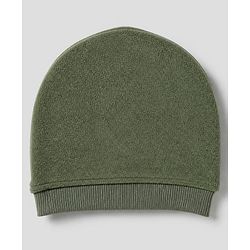Babyhug Velour Knit Full Sleeves Winter T-Shirt and Jogger with Cap and Bear Patch - Dark Green