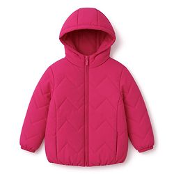 Babyhug Woven Winter Jacket with Full Sleeves - Pink