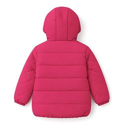Babyhug Woven Winter Jacket with Full Sleeves - Pink