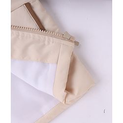 Babyhug Woven Hooded Jackets with Full Sleeves - Light Brown