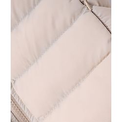 Babyhug Woven Sleeveless Jacket with Hood & Play Time Patch - Ivory