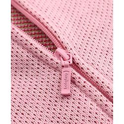 Babyhug Knit Front Open Sweater with Full Sleeves and Strawberry Design in Pink