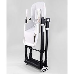Babyhug Smart 3-in-1 High Chair with Swing for Baby, Adjustable Height, Dual Tray, Reclinable Backrest & Footrest Feeding Chair