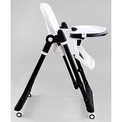 Babyhug Smart 3-in-1 High Chair with Swing for Baby, Adjustable Height, Dual Tray, Reclinable Backrest & Footrest Feeding Chair