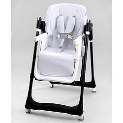 Babyhug Smart 3-in-1 High Chair with Swing for Baby, Adjustable Height, Dual Tray, Reclinable Backrest & Footrest Feeding Chair