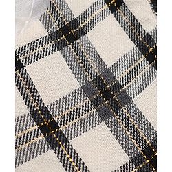 Babyhug Cotton Woven Full Sleeves Frock with Leggings and Checks Print - White