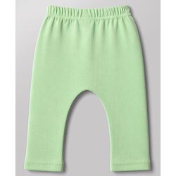 Babyhug Cotton Knit Lull Length Striped Diaper Leggings with Tractor & Elephant Lion Koala Crocodile Print Pack of 3 - Light Orange, White, Light Green
