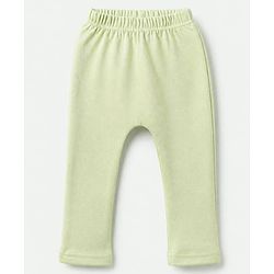 Babyhug Cotton Knit Full Length Diaper Leggings With Floral & Polka Dot Print Pack of 3 in Yellow Pink Green