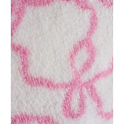 Babyhug Fur Woven Full Length Printed Winter Wear Co-Ords Suit - Pink
