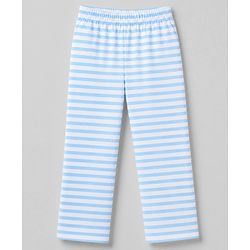 Babyhug 100% Cotton Knit Full Sleeves Striped Co-Ords Shirt & Pyjama Night Suit - Sky Blue