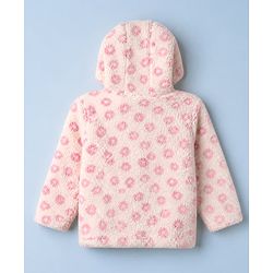 Babyhug Fur Winter Wear Suits Regular Pink/white 18-24m