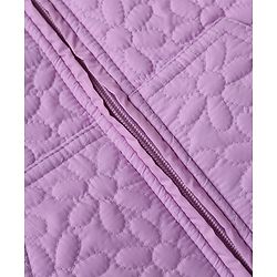 Babyhug Woven Padded/Quilted/ Winter Jacket with Full Sleeves in Purple for 6-9 Months
