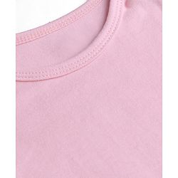 Babyhug 100% Cotton Interlock Knit Full Sleeves Solid Onesies Pack of 5 - Pink, Purple & Beige