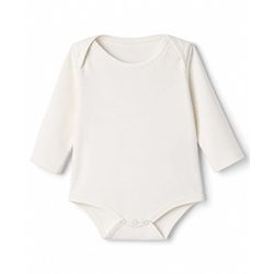 Babyhug 100% Cotton Interlock Knit Full Sleeves Solid Onesies Pack of 5 - Pink, Purple & Beige