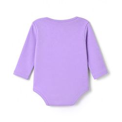 Babyhug 100% Cotton Interlock Knit Full Sleeves Solid Onesies Pack of 5 - Pink, Purple & Beige