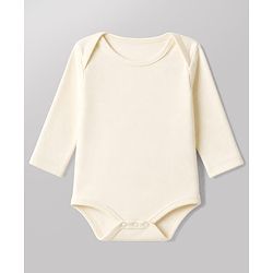 Babyhug 100% Cotton Knit Full Sleeves Solid Onesies Pack Of 5 - Light Green White & Orange