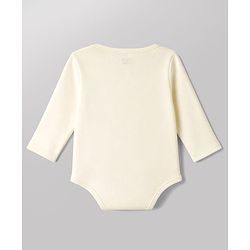 Babyhug 100% Cotton Knit Full Sleeves Solid Onesies Pack Of 5 - Light Green White & Orange