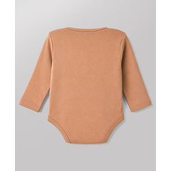 Babyhug 100% Cotton Knit Full Sleeves Solid Onesies Pack Of 5 - Light Green White & Orange