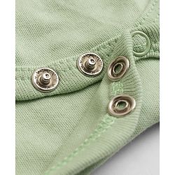 Babyhug 100% Cotton Knit Full Sleeves Solid Onesies Pack Of 5 - Light Green White & Orange