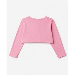 Babyhug Single Jersey Knit Full Sleeves Frock and Bloomer with Floral Print - Pink
