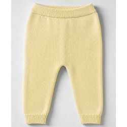 Babyhug Natural Knit SWEATER SET Regular YELLOW 0-3m